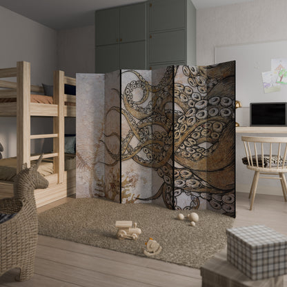 ECHOES OF ATLANTIS Divisorio decorativo per ambienti a 6 pannelli