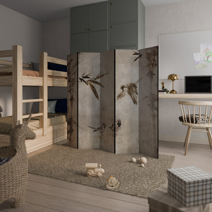 SPARROW BLISS Divisorio decorativo per ambienti a 5 pannelli