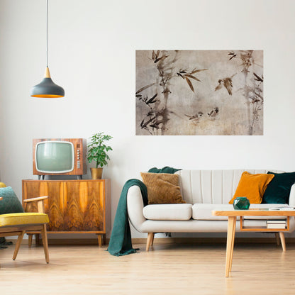 Poster orizzontale SPARROW BLISS da staccare e attaccare