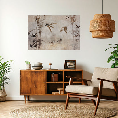 Poster orizzontale SPARROW BLISS da staccare e attaccare