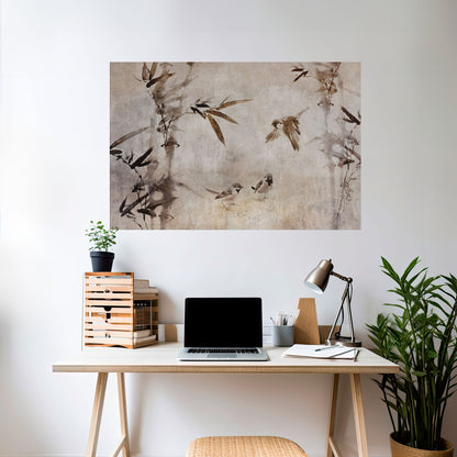 Poster orizzontale SPARROW BLISS da staccare e attaccare