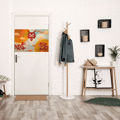 MYSTICAL DRAGON Peel and Stick Horizontal Poster