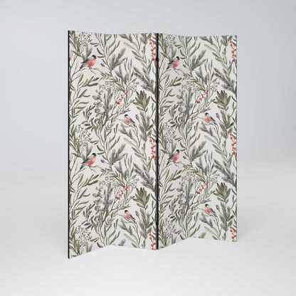 BULLFINCH SONG Decorative 4-Panel Room Divider
