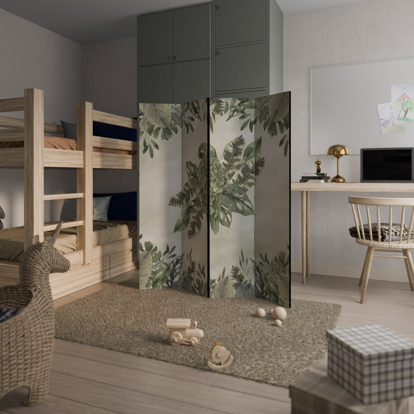 VERDANT ARINI Decorative 4-Panel Room Divider