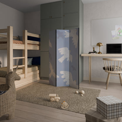 SLOWLY FLOAT Divisorio decorativo per ambienti a 3 pannelli