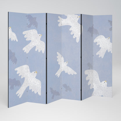 SLOWLY FLOAT Decorative 6-Panel Room Divider