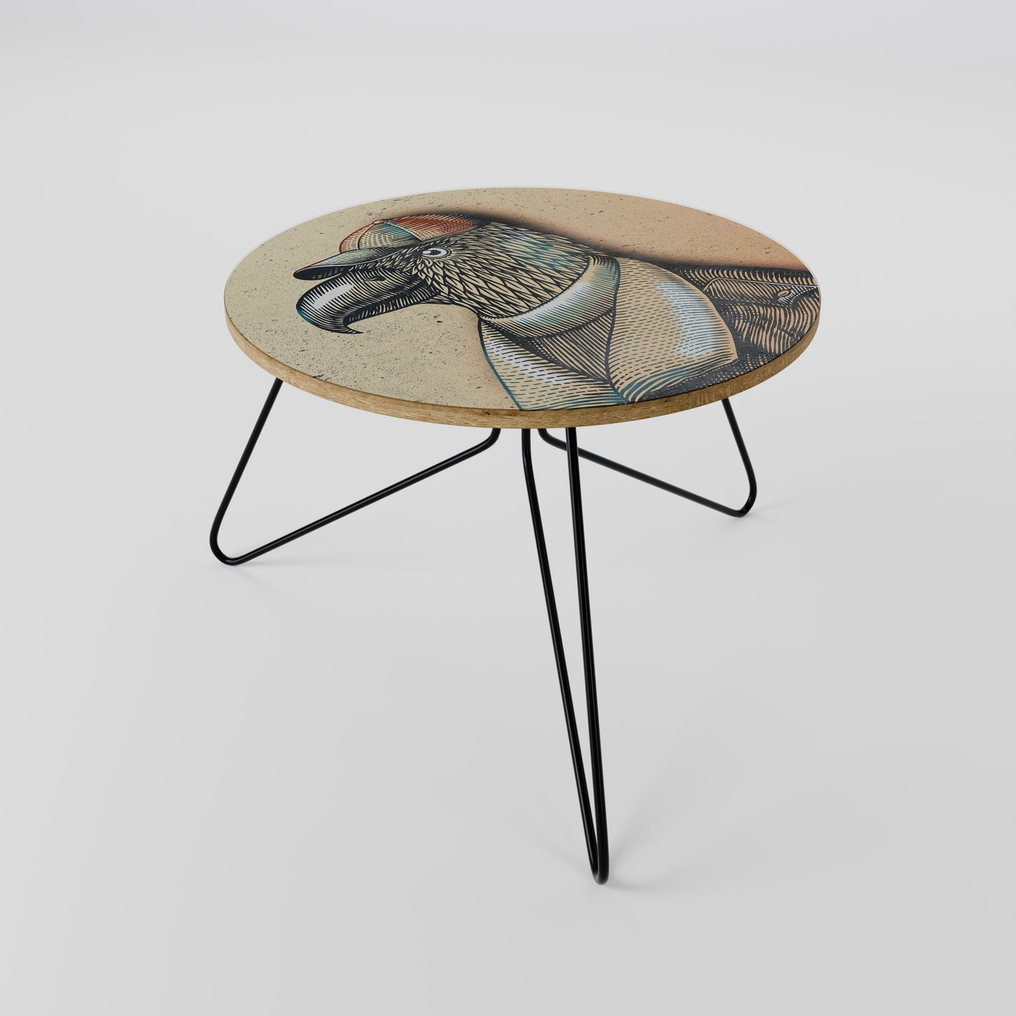 FEATHERED FASHIONISTA Tavolino da Salotto Ø60