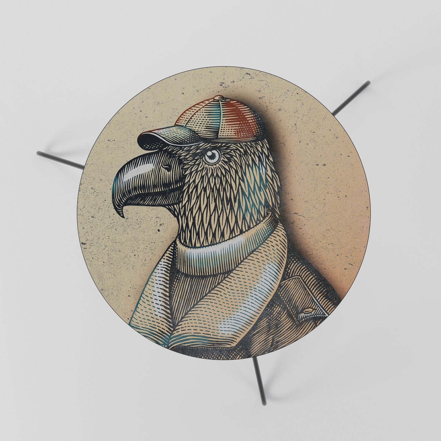 FEATHERED FASHIONISTA Tavolino da Salotto Ø60