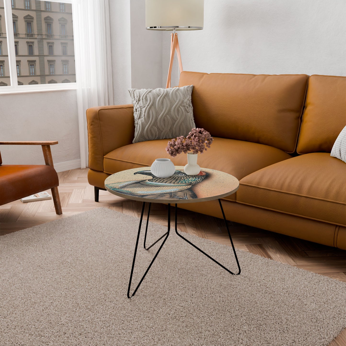 FEATHERED FASHIONISTA Tavolino da Caffè Ø69