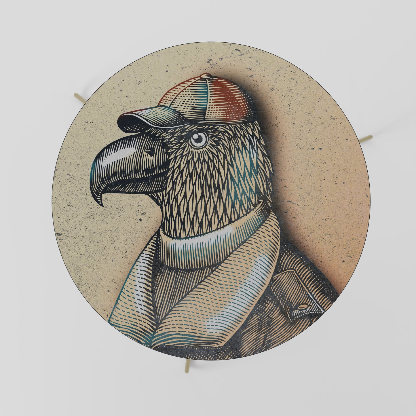 FEATHERED FASHIONISTA Tavolino da Caffè Ø69