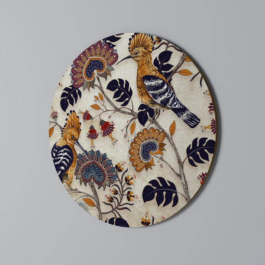 EMINENT HOOPOE Round Wall Art