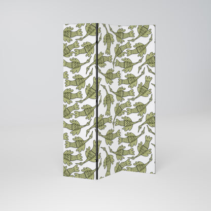 SEEDLING SONGBIRD Decorative 3-Panel Room Divider