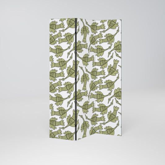 SEEDLING SONGBIRD Decorative 3-Panel Room Divider