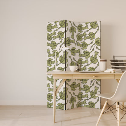 SEEDLING SONGBIRD Decorative 3-Panel Room Divider