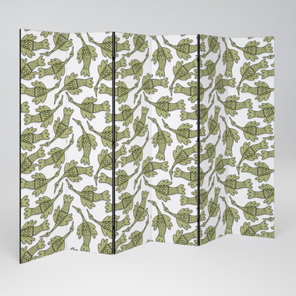 SEEDLING SONGBIRD Decorative 6-Panel Room Divider