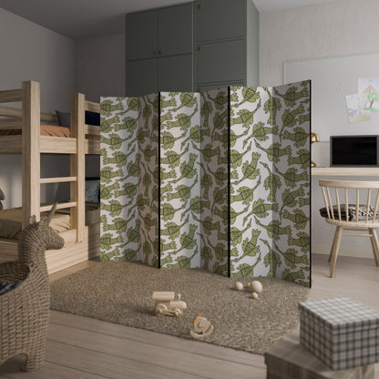 SEEDLING SONGBIRD Decorative 6-Panel Room Divider