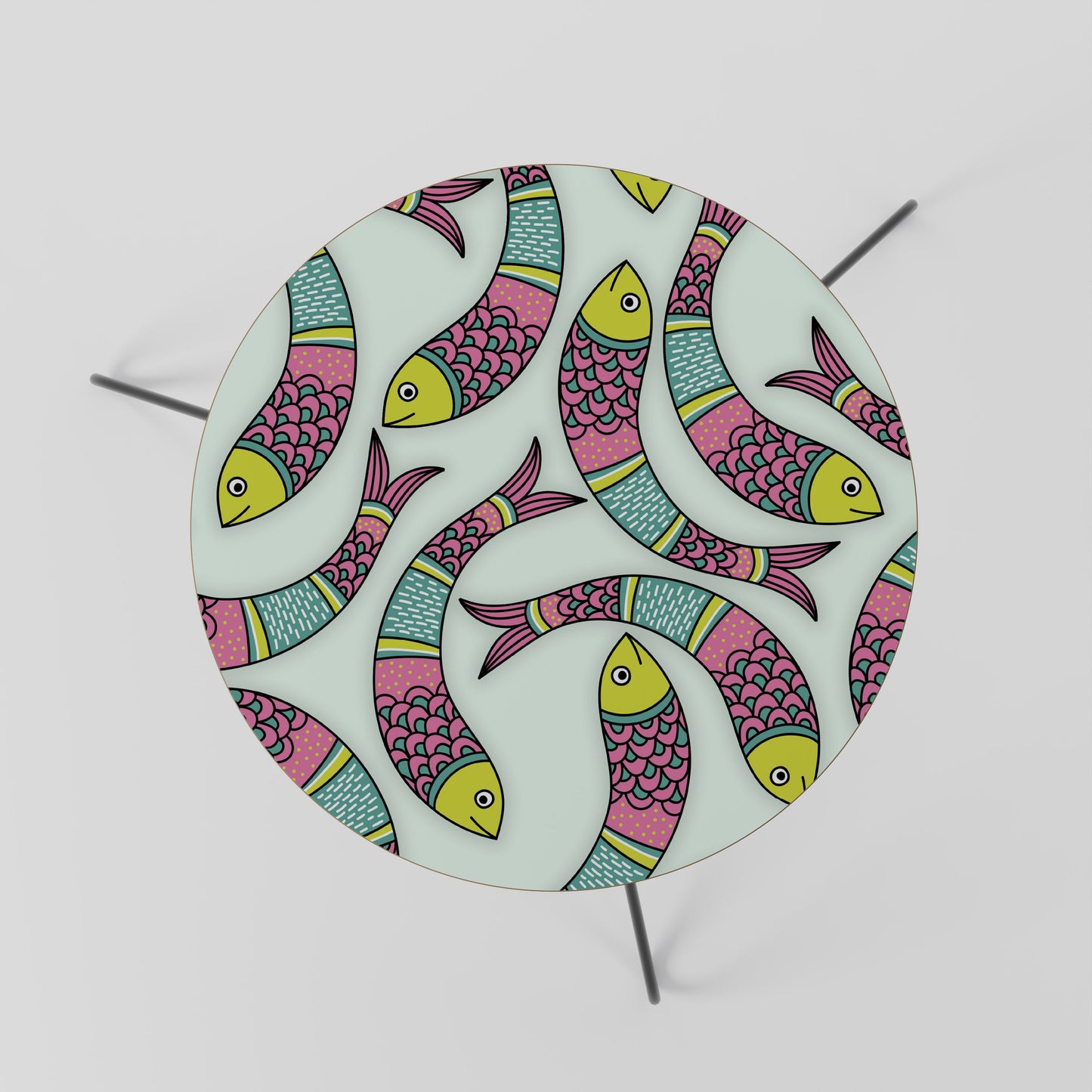 INDIAN FISH Tavolino da Salotto Ø60