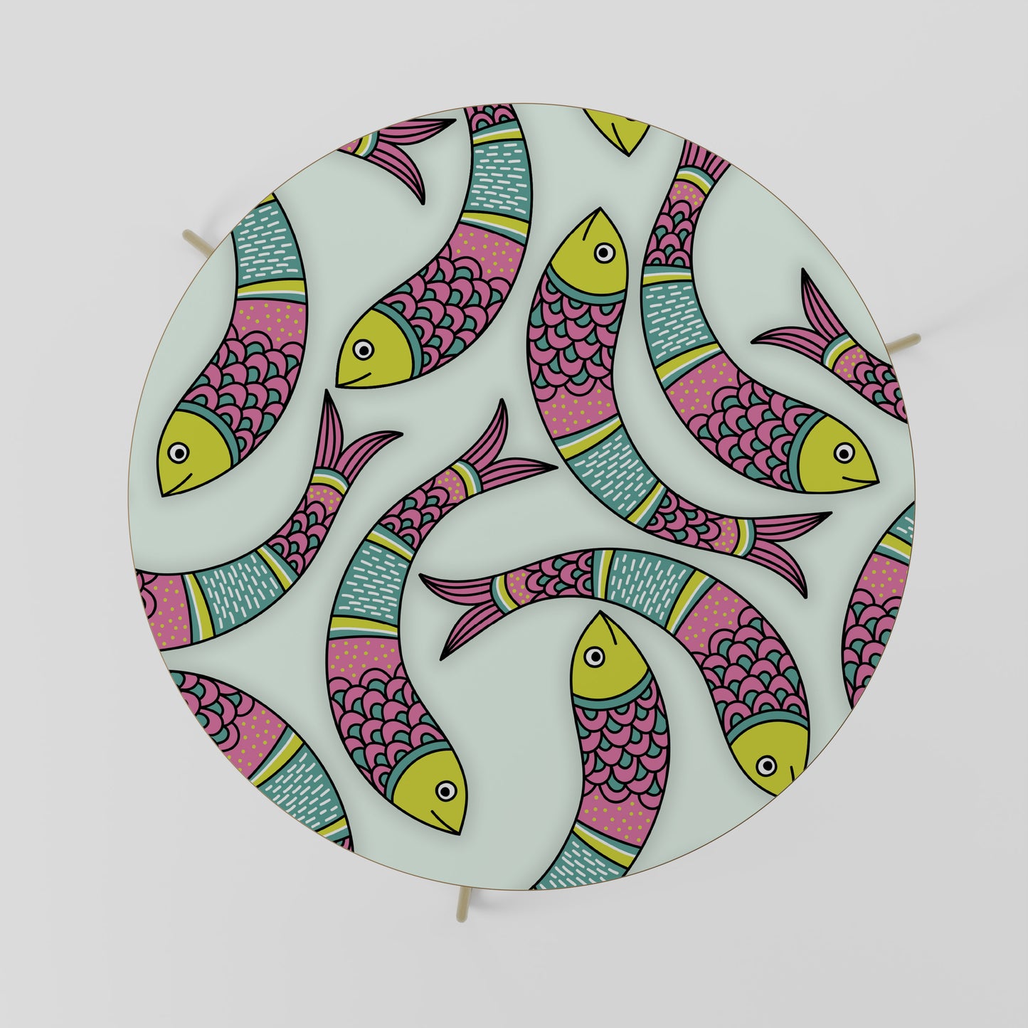 INDIAN FISH Tavolino da Caffè Ø69