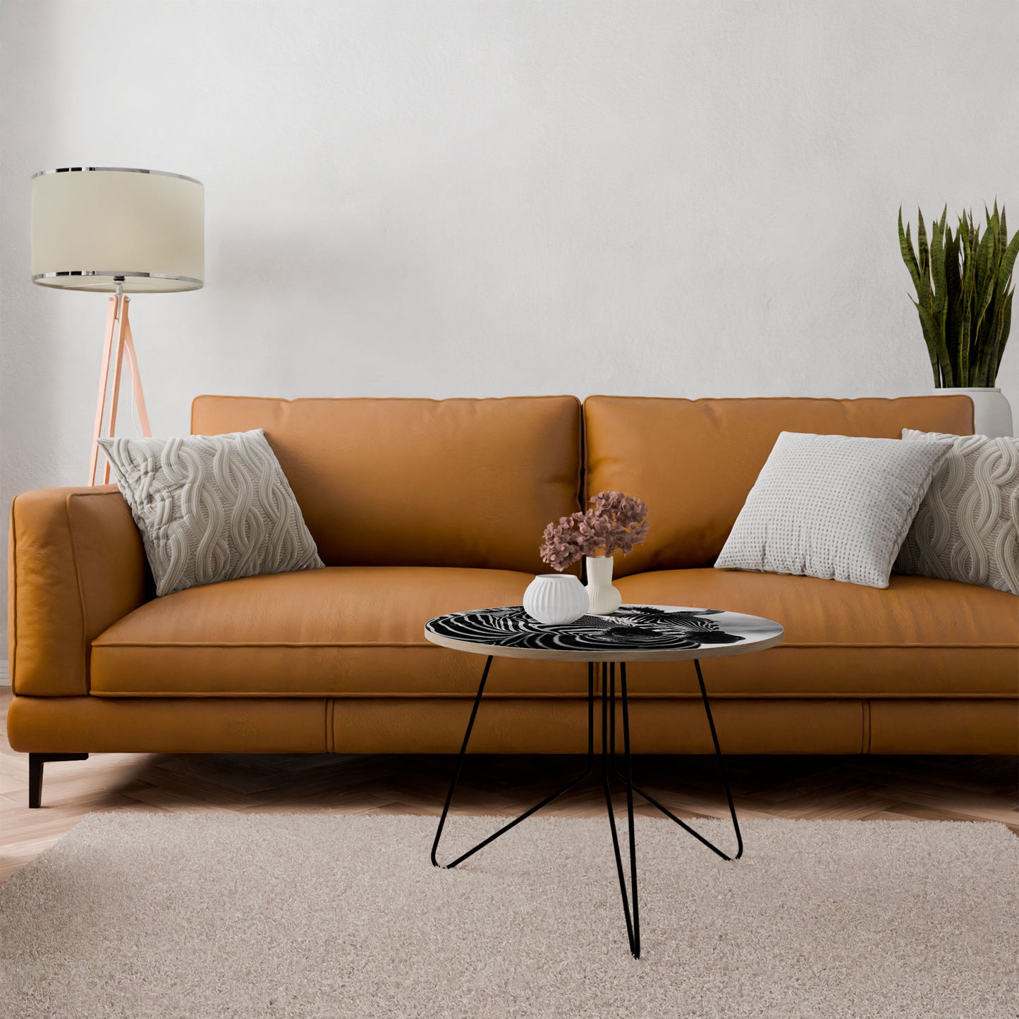 STRIPED SYMPHONY Tavolino da Caffè Ø69