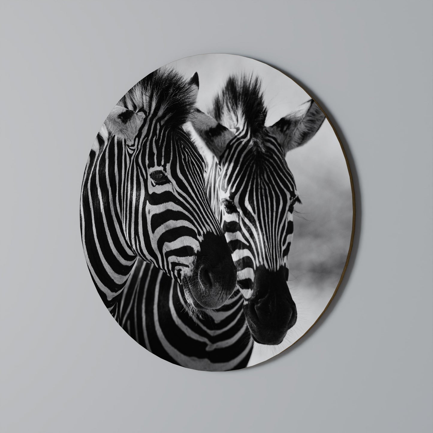 STRIPED SYMPHONY Round Wall Art
