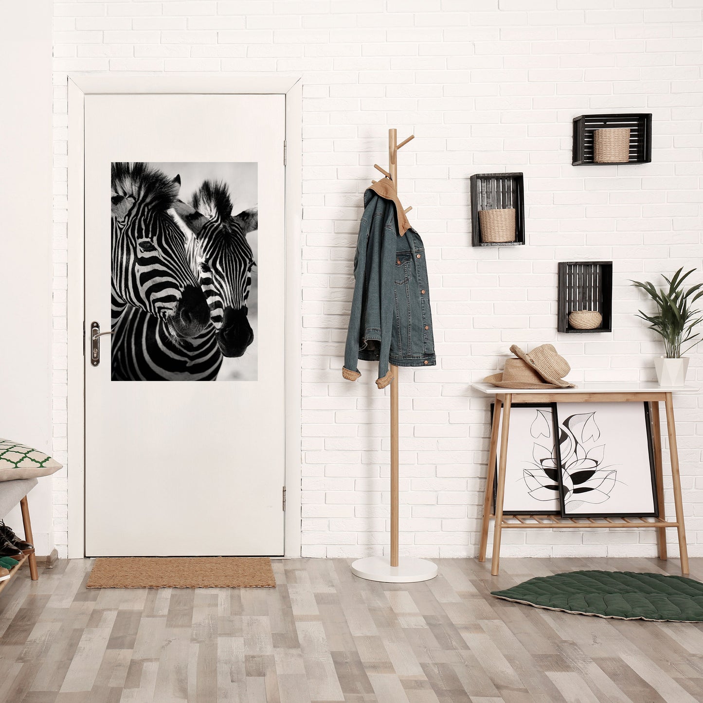 Poster verticale staccabile e attaccabile STRIPED SYMPHONY