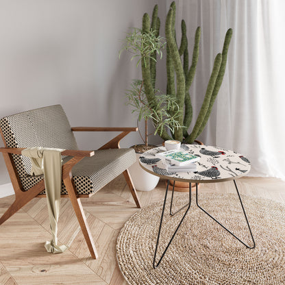 HAPPY HENS Tavolino da Caffè Ø69